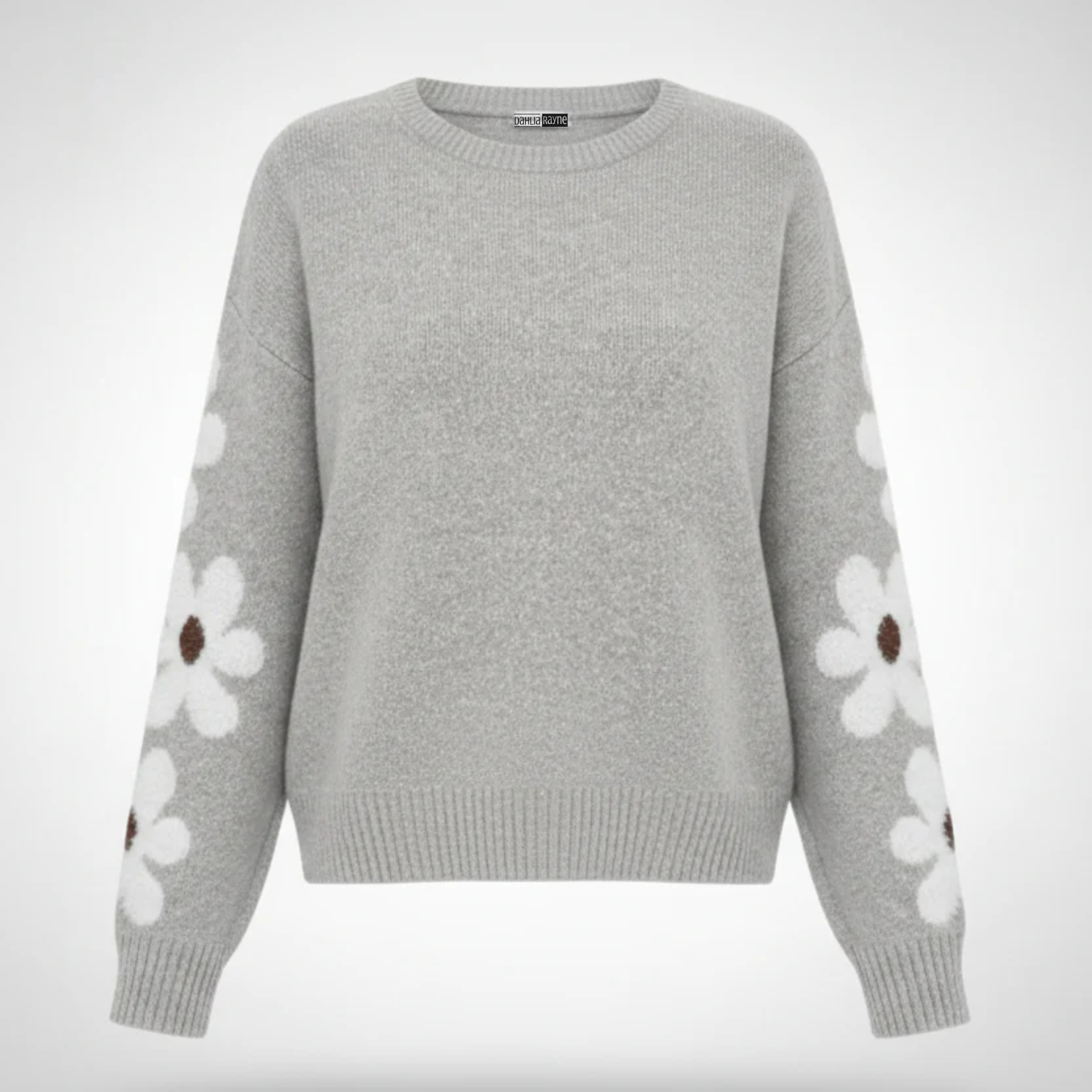 Flower Pullover Gray
