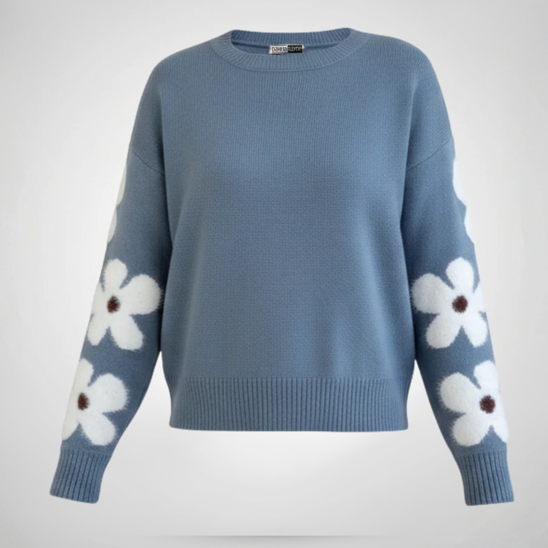 Flower Pullover Blue
