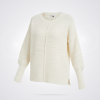 Seamline Sweater White