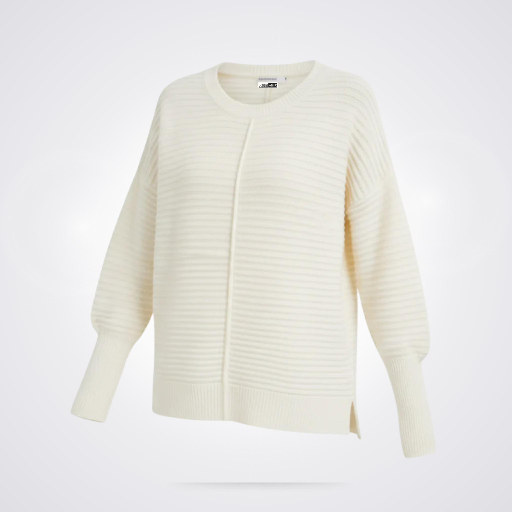 Seamline Sweater White