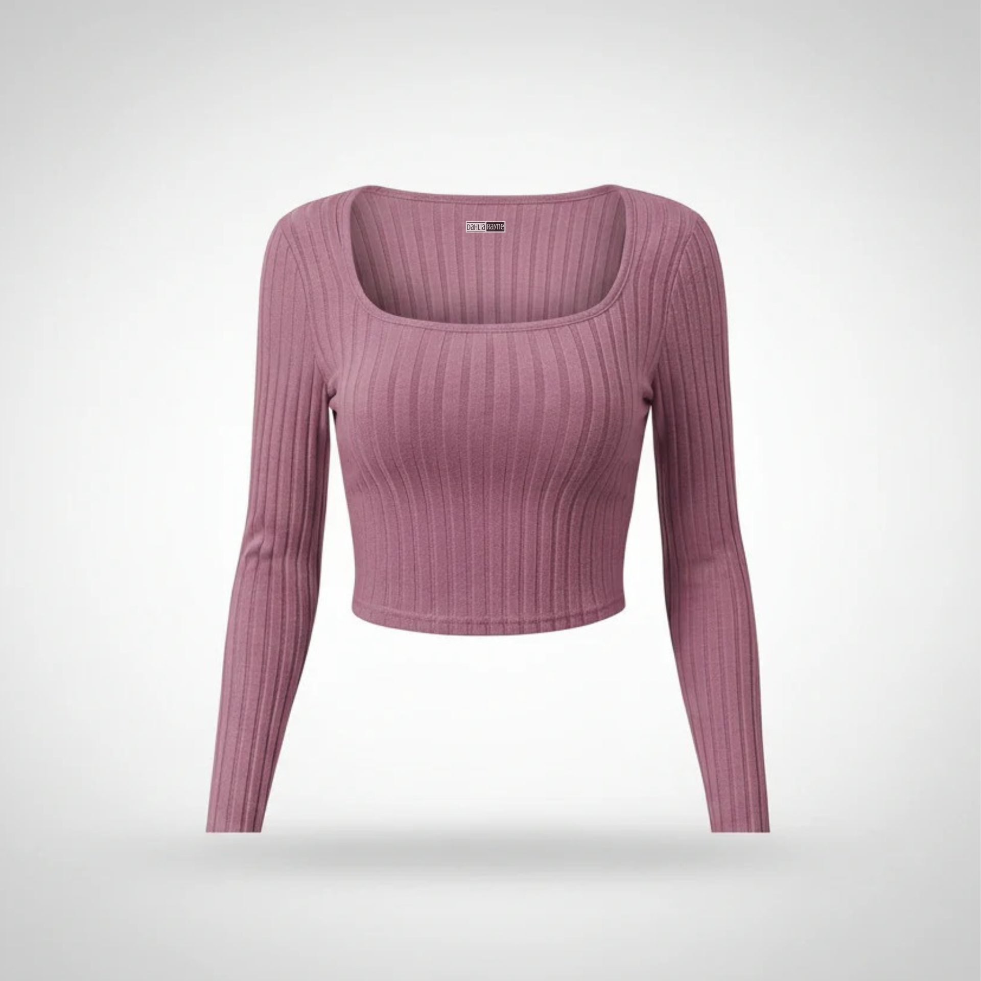 Cropped Fit Long Sleeve Pink