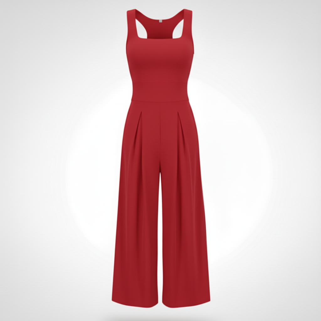 Waltzing Matilda Jumpsuit red