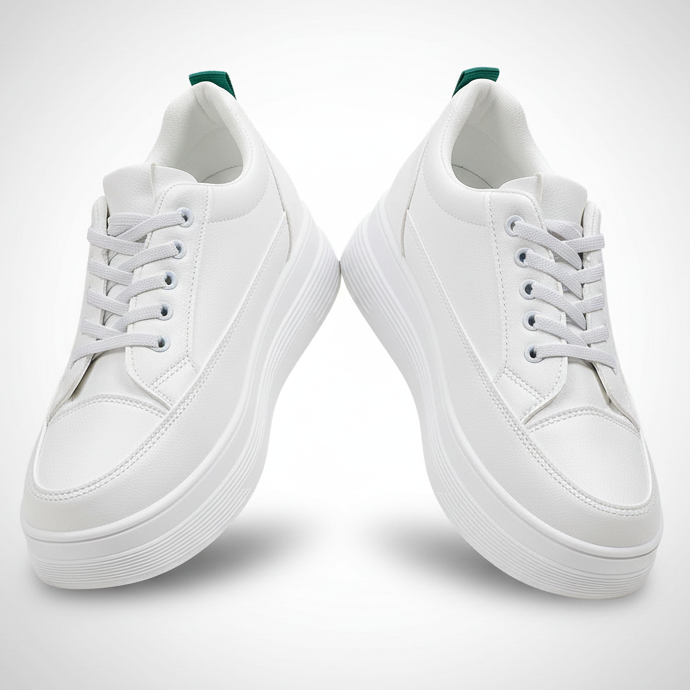 Chunky Platform Sneakers White
