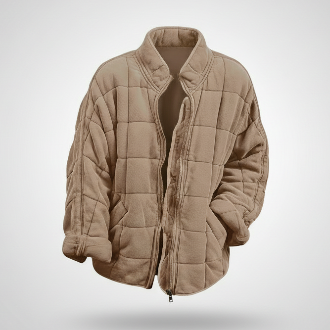 Embrace Zip-Up Khaki