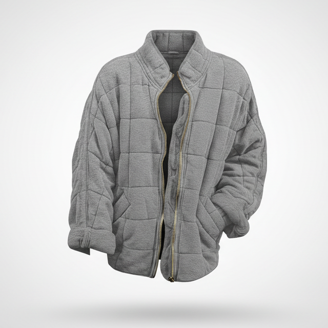 Embrace Zip-Up Gray