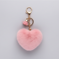 Heart Keychain Pink