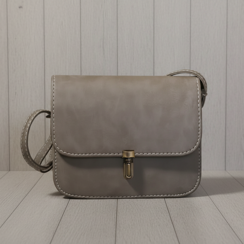 Small Messenger Bag Gray