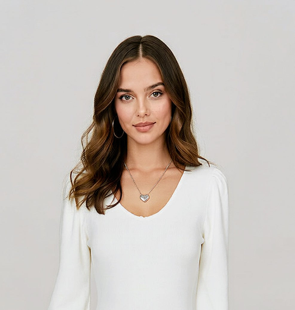 Love Necklace Sterling Silver Women