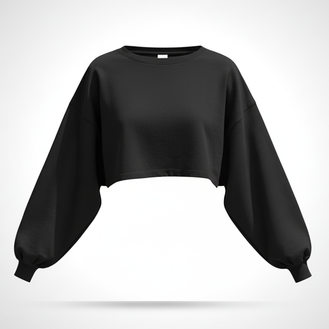 Long Sleeve Shrug Black