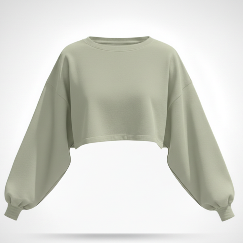Long Sleeve Shrug Sage